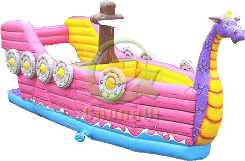 pirate ship inflatable bouncer